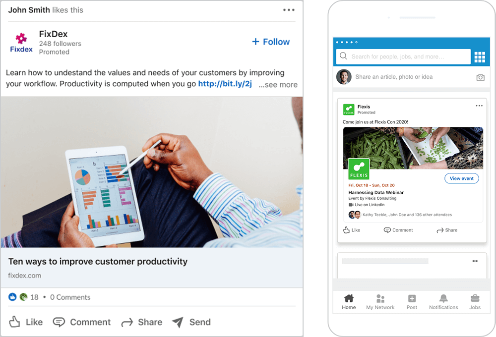 LinkedIn Ad Specs Limits And Top Tips For 2023 Ad Mockups For