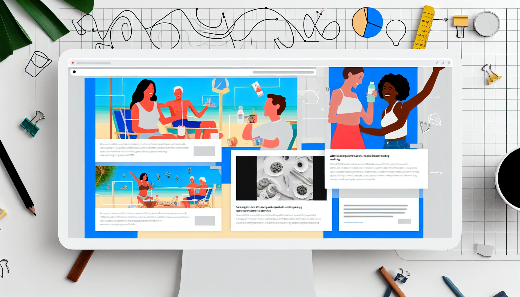 Image of various ad placement options for Demand Gen Campaigns