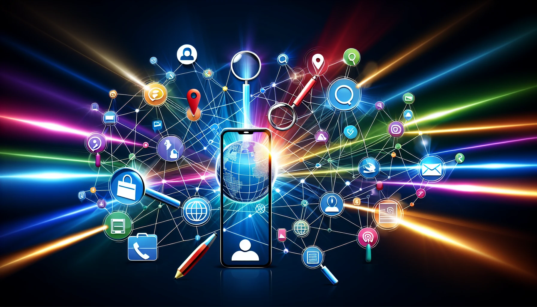 Illustration of cross platform advertising