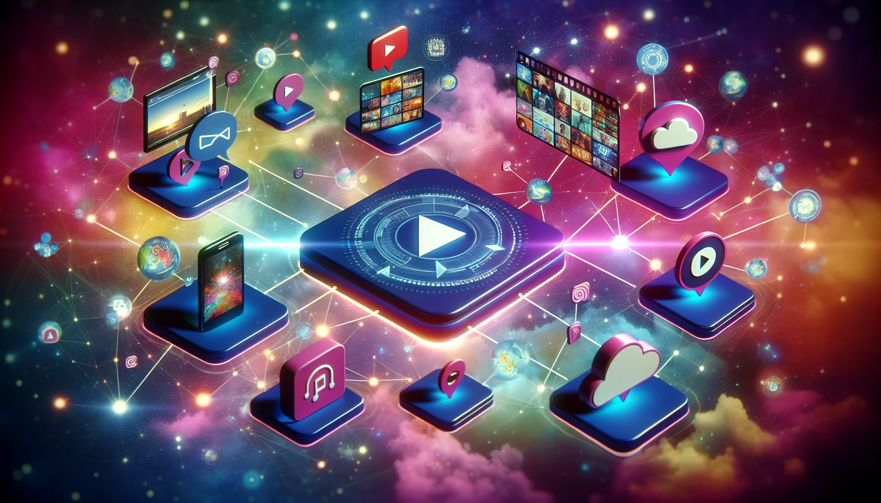 Illustration of creative strategies for cross platform campaigns